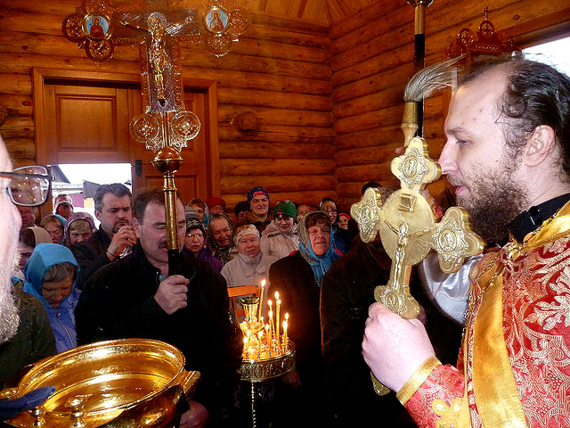 Освящение храма-часовни во имя священномученика Платона Анкирского Освящение храма-часовни во имя священномученика Платона Анкирского